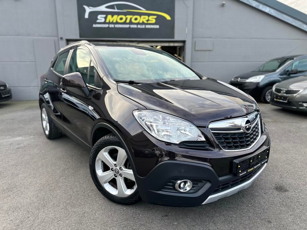 Opel Mokka 1.6i | Camera | Cruise | Airco | Gps *Garantie*, Auto's, Euro 5, Bruin, 5 deurs, Parkeersensor