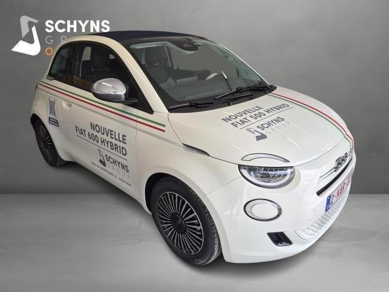 Fiat 500e BEV 500 Hybrid, Euro 6, https://public.car-pass.be/vhr/26698c5f-6e83-4c89-b40a-305909296052, Cabriolet, 48 kW