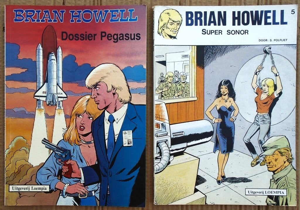 Brian Howell, nrs. 5 & 6 - 1986/1988 - S. Polfliet (1948), Gelezen, Sylvain Polfliet (°1948), Ophalen of Verzenden, Meerdere stripboeken