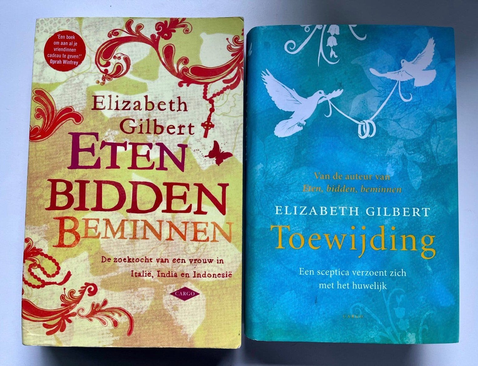 Eten Bidden Beminnen & Toewijding - Elizabeth Gilbert, Livres, Enlèvement ou Envoi, Comme neuf, Autres sujets/thèmes, Récit ou Roman
