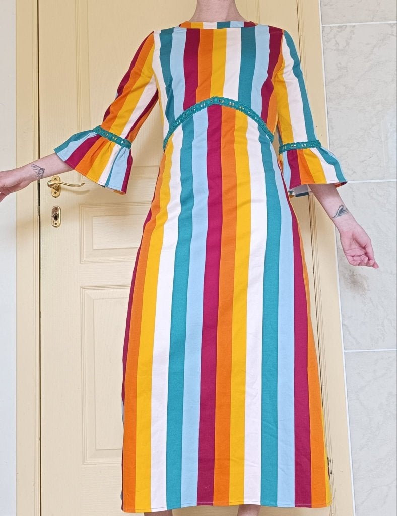 Kleurige jurk van Collectif XS, Kleding | Dames, Ophalen, Collectif, Overige kleuren, Nieuw