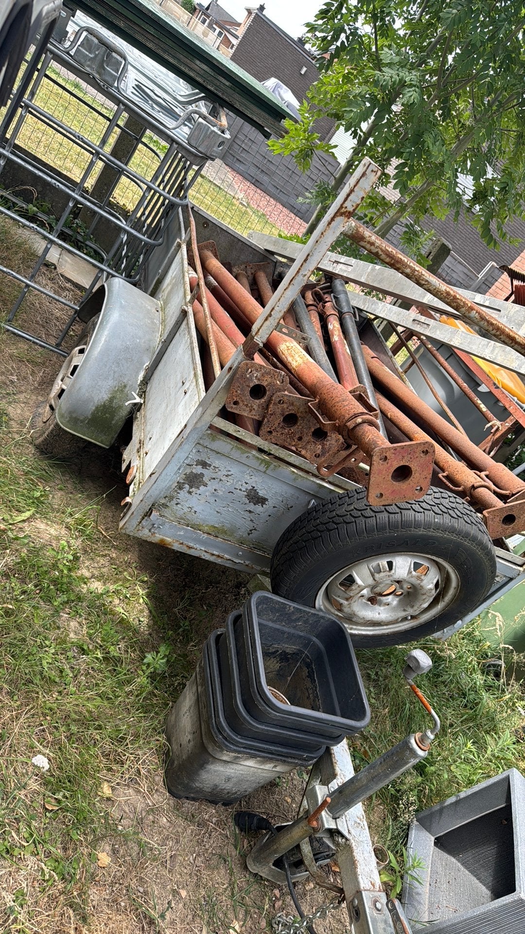 Aanhangwagen, Ophalen of Verzenden, Zo goed als nieuw