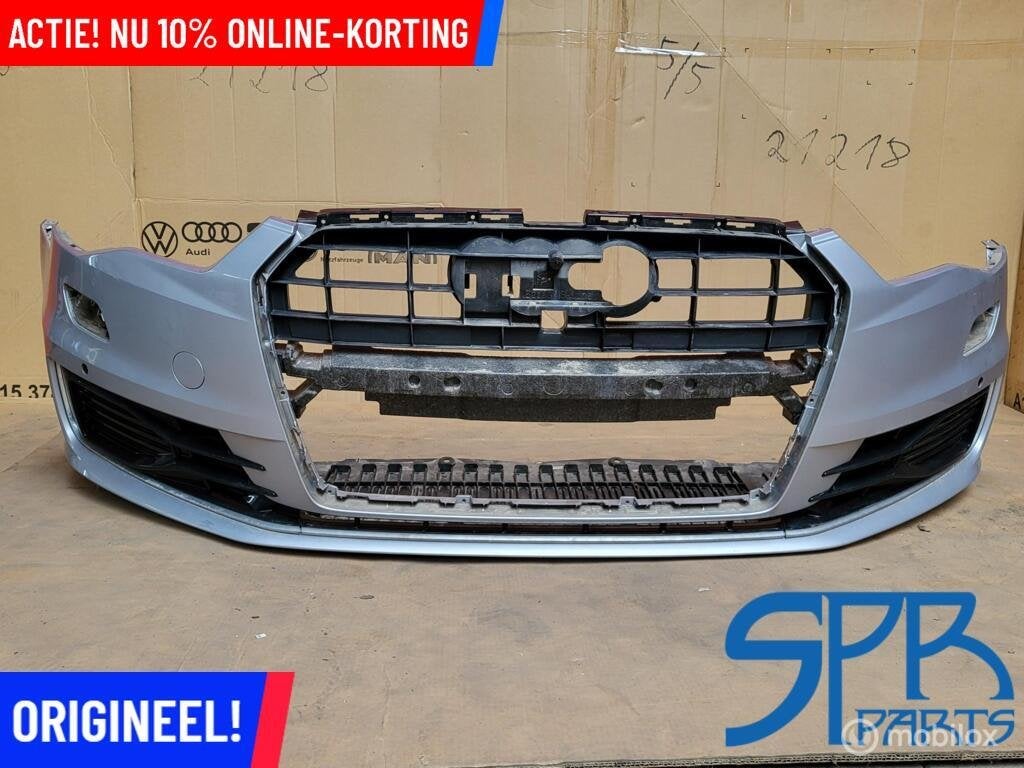 AUDI A6 4G C7 FACELIFT LZ7G VOORBUMPER 4X PDC SRA BUMPER NEW, Autos : Pièces & Accessoires, Neuf, Audi, Enlèvement ou Envoi, Pare-chocs
