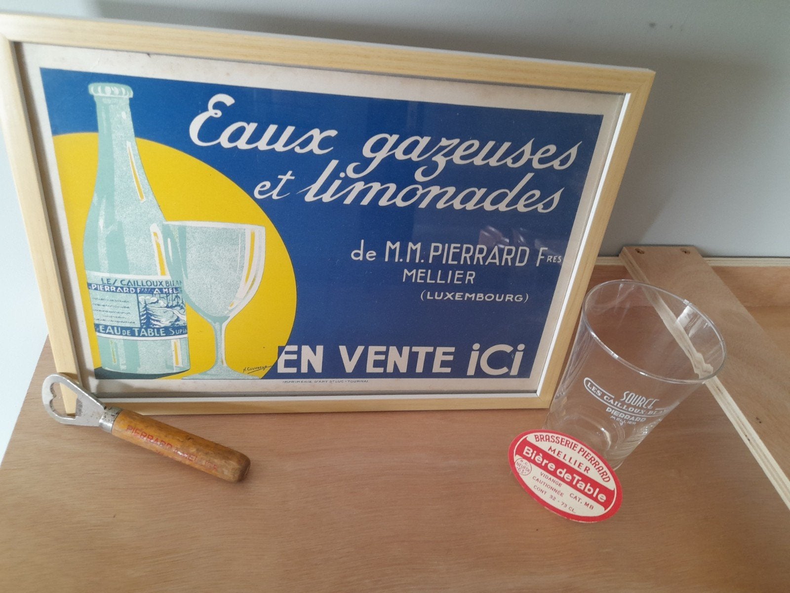 setje water en limonade m.m.pierrard, Ophalen of Verzenden