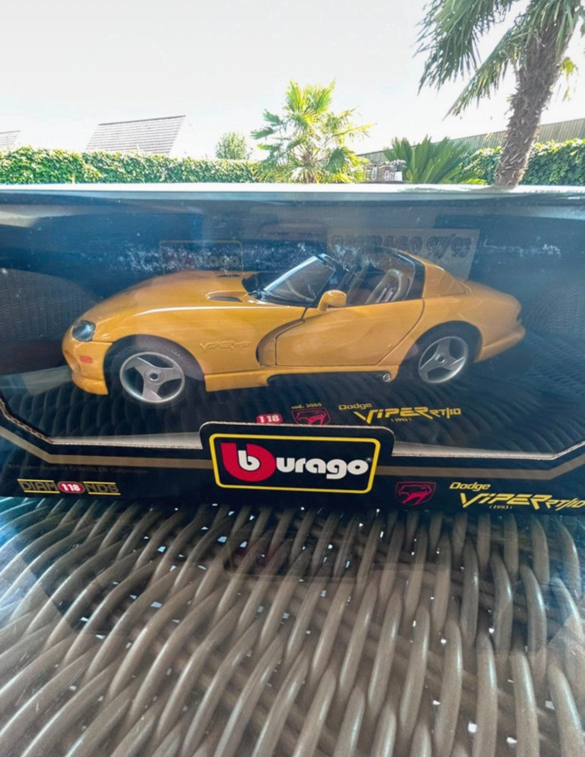 Burago Dodge Viper GTS – schaal 1/18, Envoi, Comme neuf, Voiture, Burago