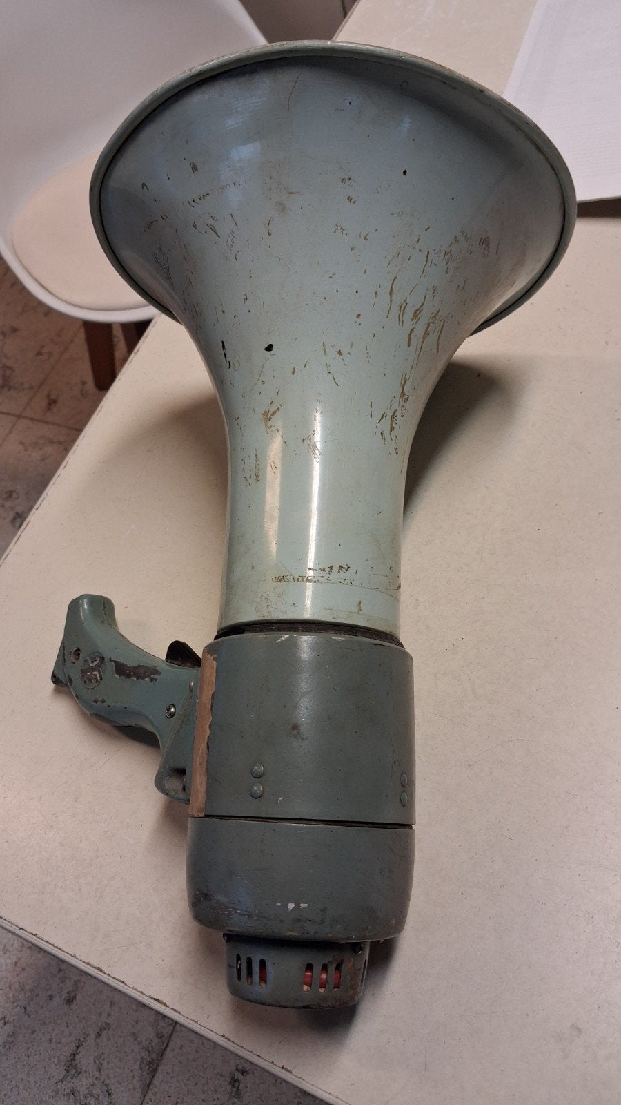antieke, vintage. engelse PEY megaphone., Ophalen