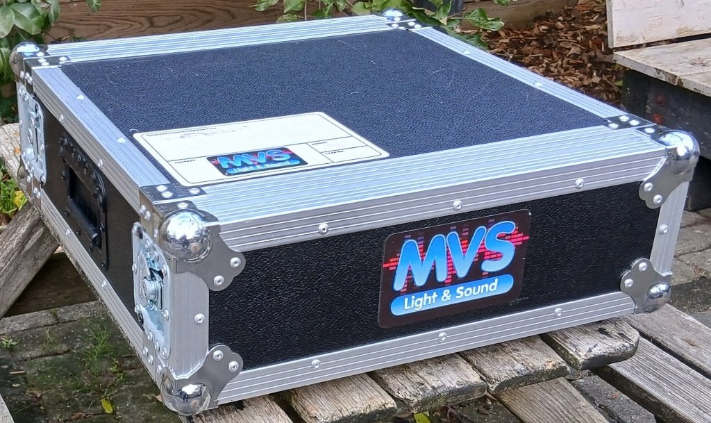 Flightcase 19 inch 3HE, dubbel deur (zwart), Muziek en Instrumenten, Ophalen of Verzenden, Zo goed als nieuw, Speaker of Versterker