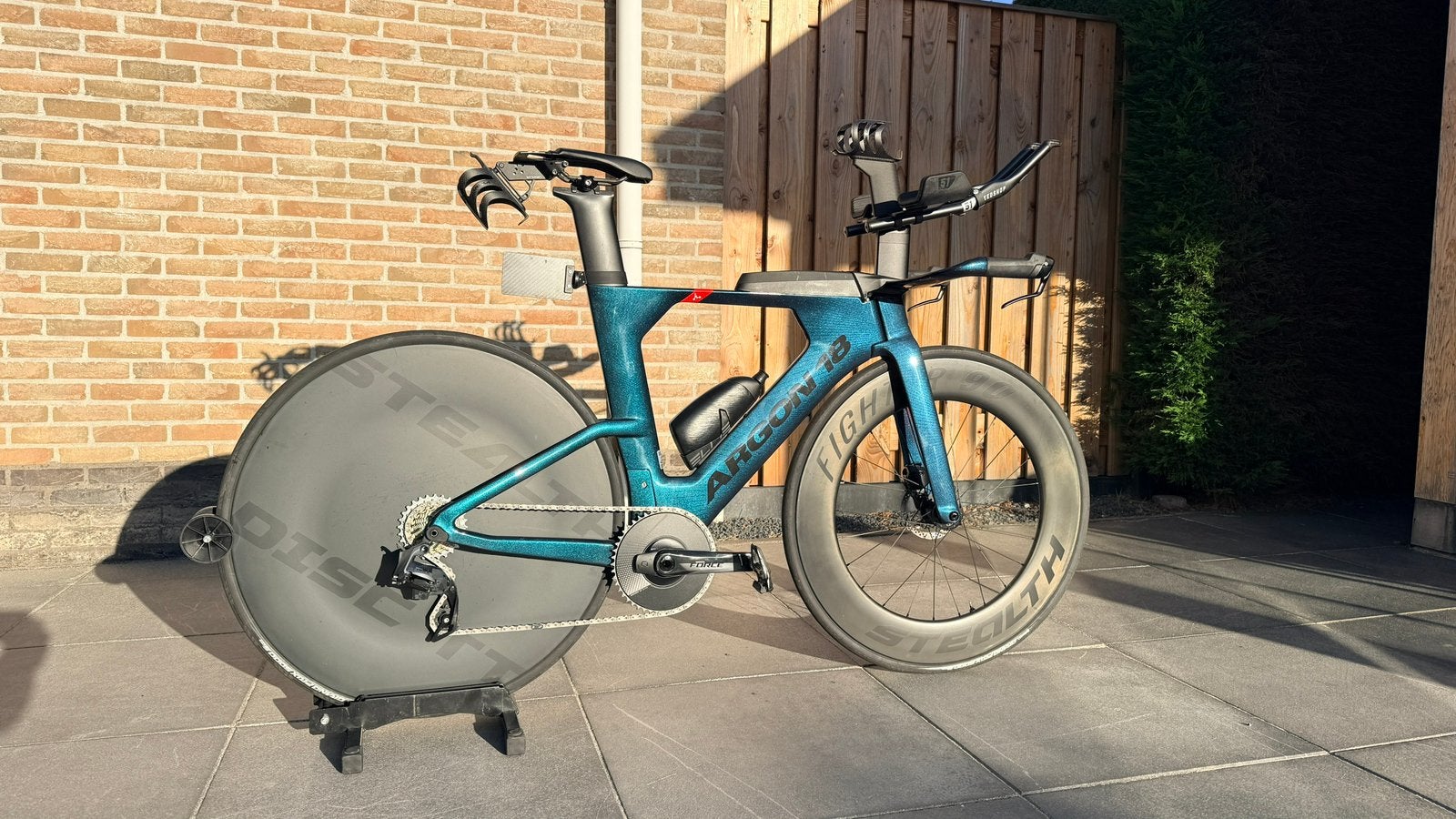 Nieuwstaat Argon 18 E119 tri+ disc, Ophalen, Zo goed als nieuw, Carbon