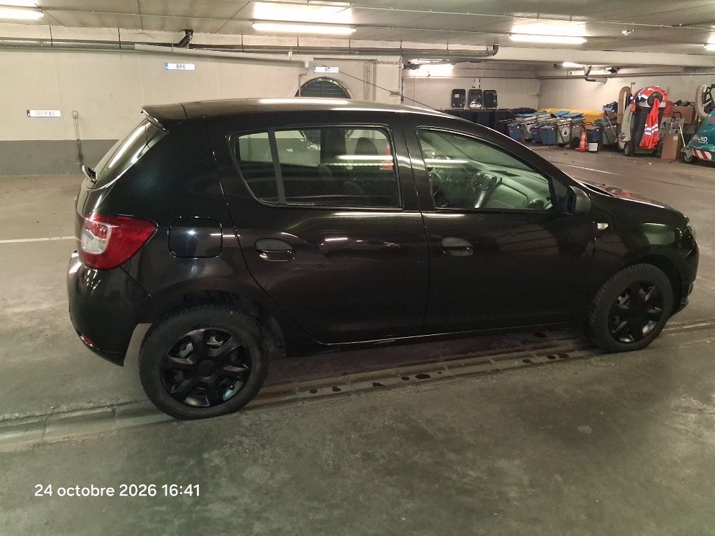 Dacia Sandero 0.9 TCe Ambiance, Auto's, Voorwielaandrijving, Stof, 899 cc, Zwart