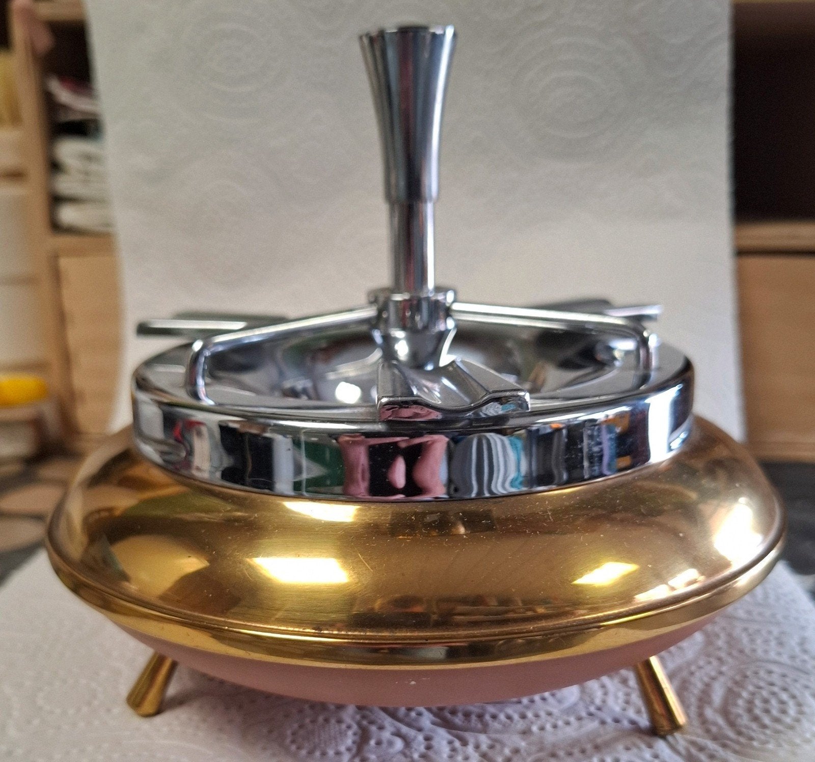 vintage roulet asbak., Ophalen, Zo goed als nieuw