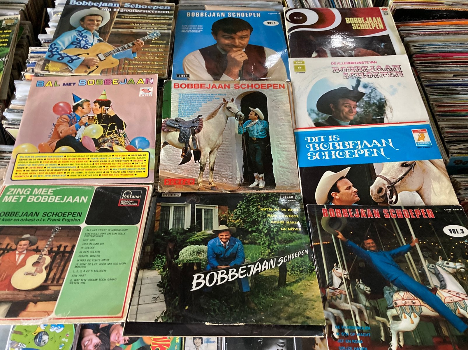 BOBBEJAAN SCHOEPEN-Collectie van 20 Lp’s, Ophalen of Verzenden, Zo goed als nieuw, LP