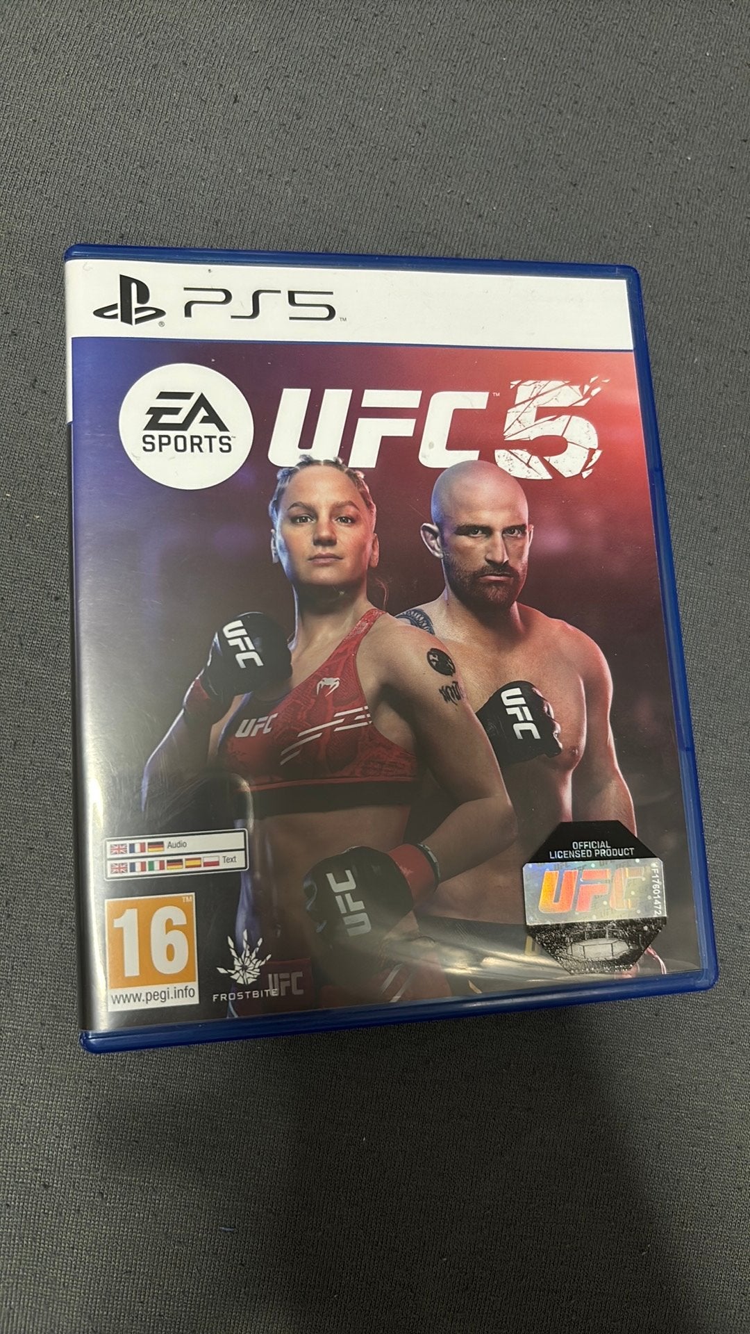 Ufc 5 ps5, 2 joueurs, Combat, À partir de 16 ans, Enlèvement