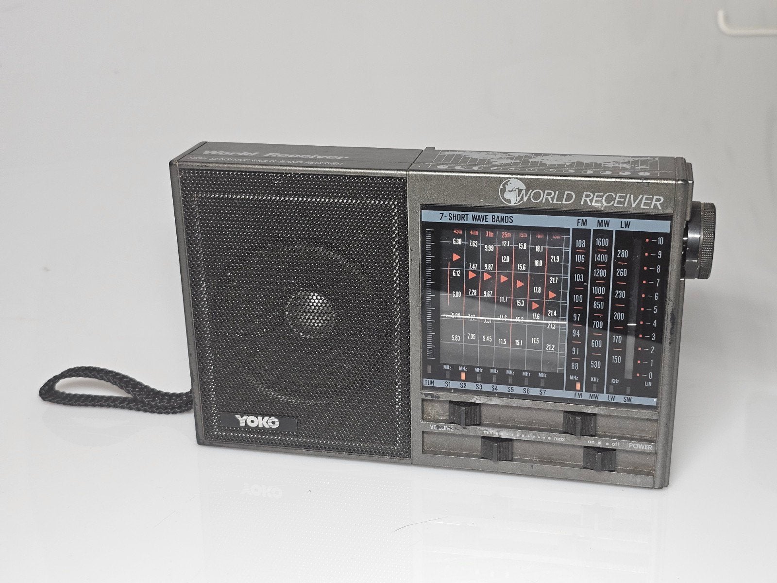 Vintage Yoko YWR-12 Wereldontvanger (9-bands), Ophalen of Verzenden, Radio