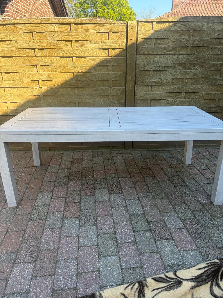 Tuintafel, Huis en Inrichting, Ophalen, Teakhout, 200 cm of meer, 50 tot 100 cm
