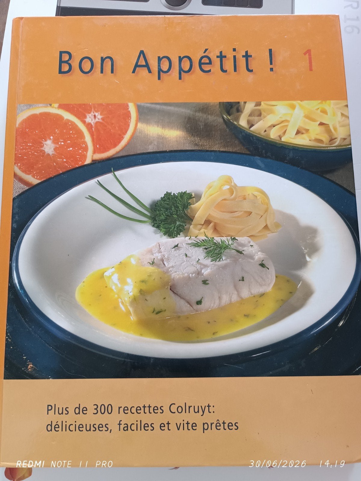 Livres recettes "Bon Appétit" Colruyt, Ophalen