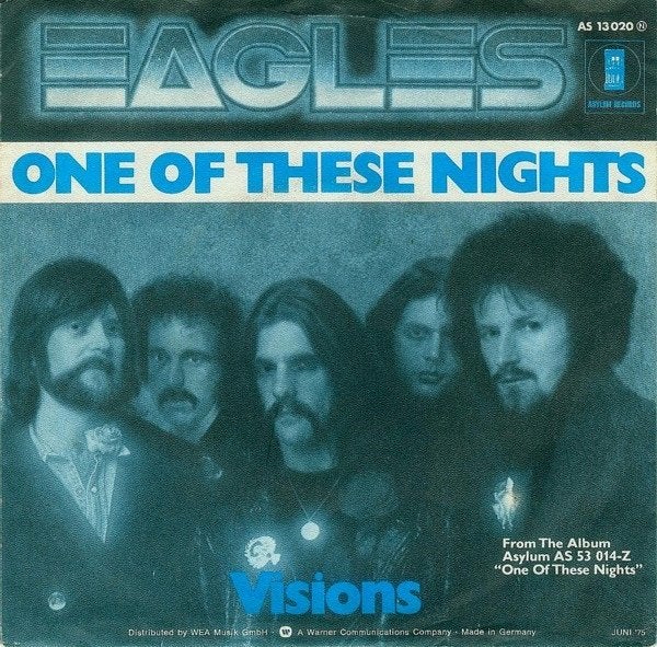7" Eagles – One Of These Nights, Ophalen of Verzenden, Gebruikt, Rock en Metal
