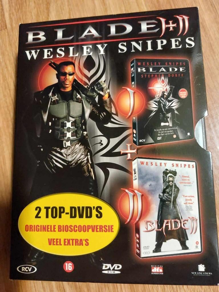 Dvd's Blade 1 & 2, CD & DVD, DVD | Action, Enlèvement ou Envoi, Thriller d'action
