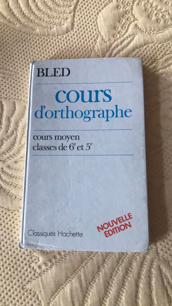 A vendre COURS d’orthographe. classes de 6eme et 5eme.