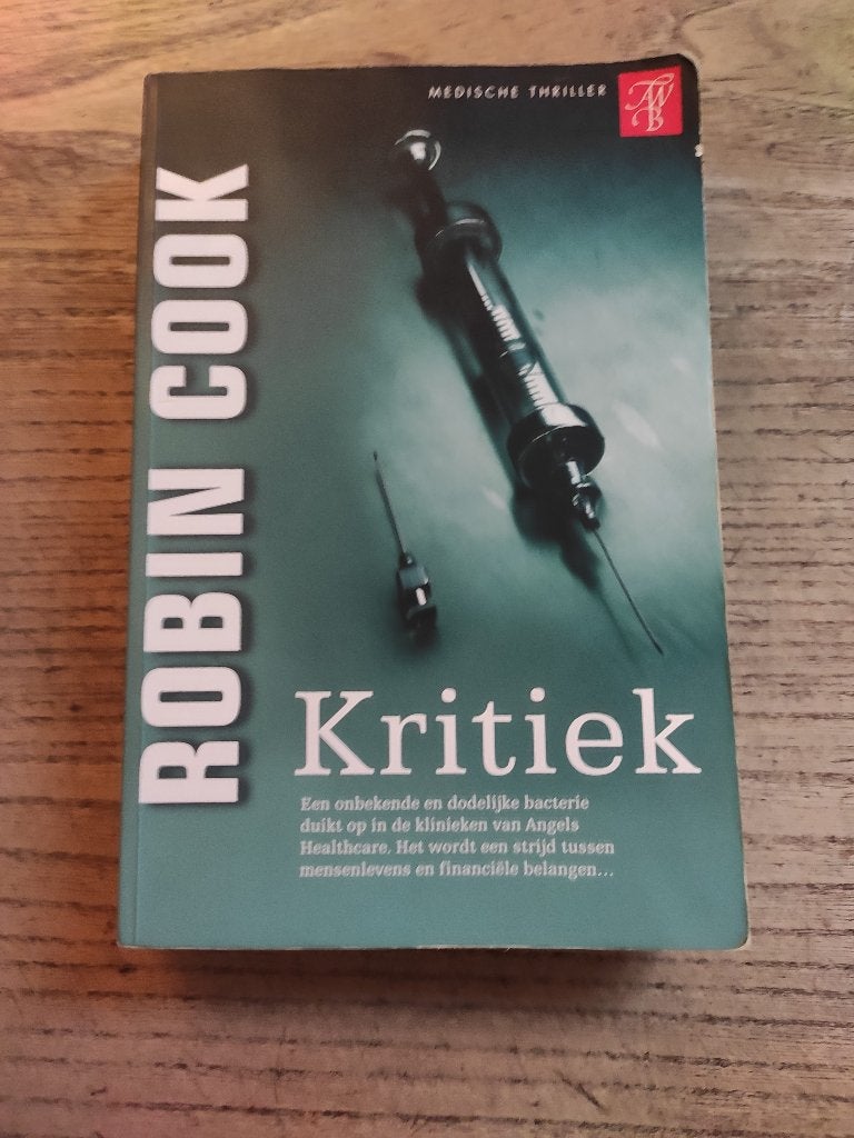 Boek - Robin Cook - Kritiek, Enlèvement, Utilisé, Robin Cook