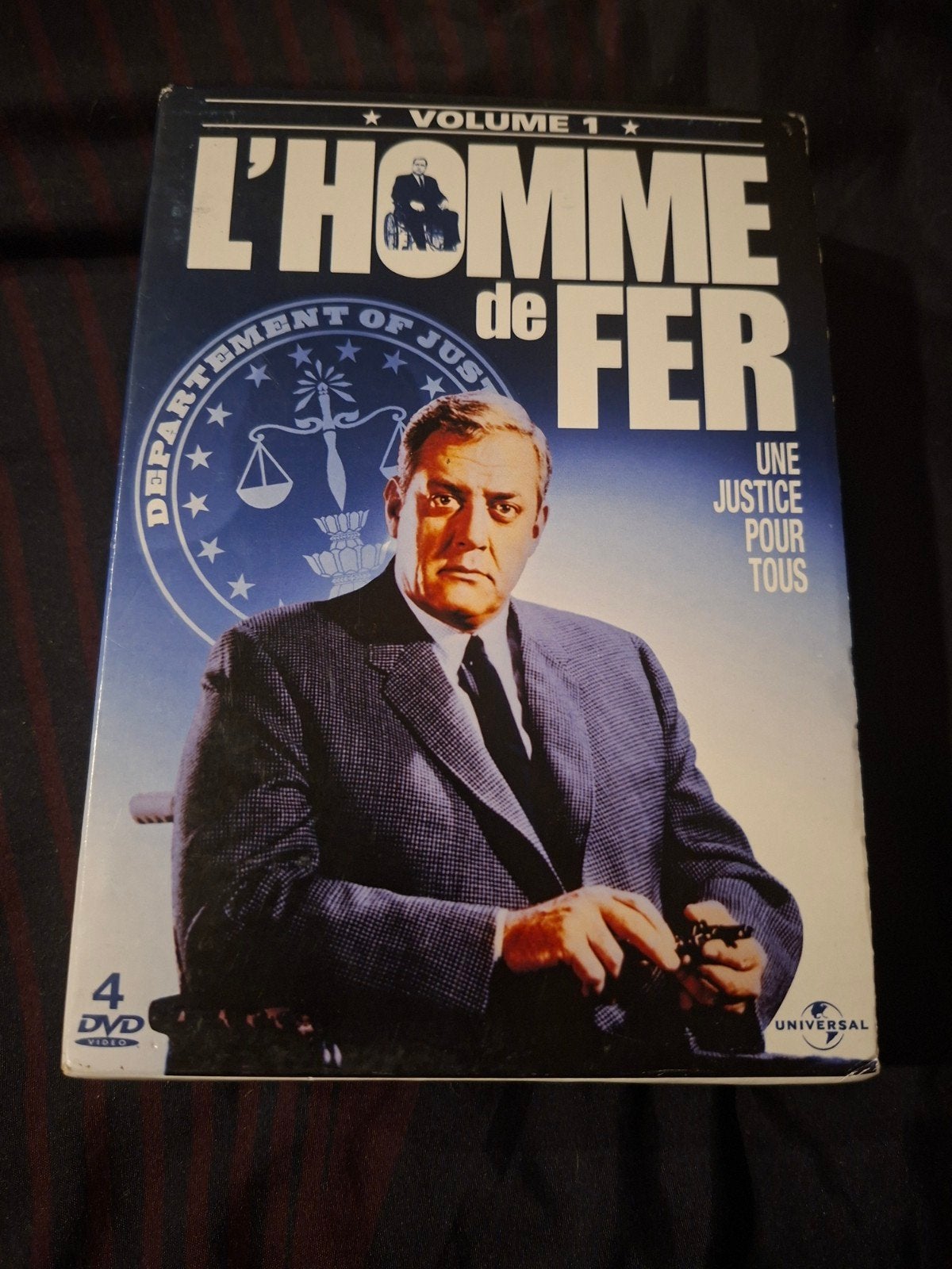 A vendre coffret dvd intégral de la saison 1 L’homme de fer, Enlèvement ou Envoi, Comprend un boîtier, Saison 1, Crime