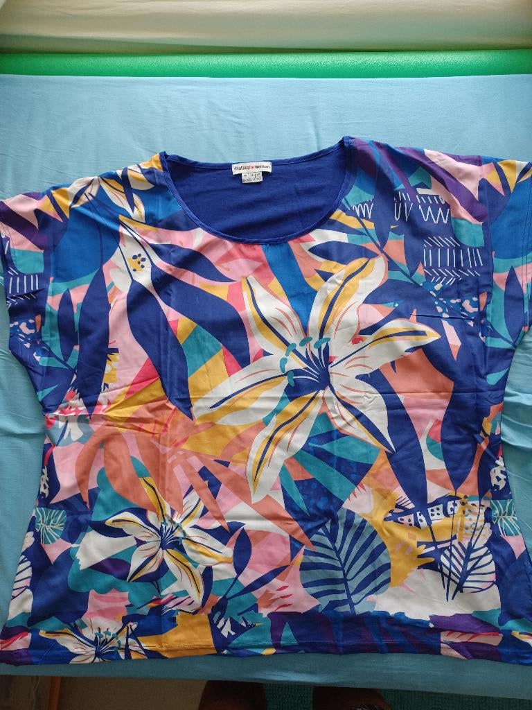 bloes maat 52-54, Kleding | Dames, Blauw, Maat 46/48 (XL) of groter, Nieuw, Ophalen of Verzenden