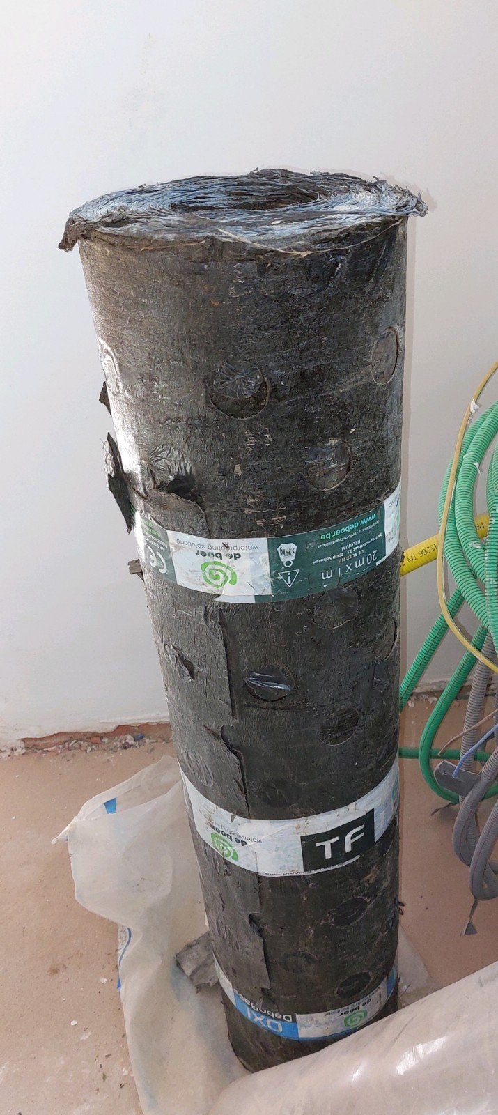 Roofing onderlaag, Doe-het-zelf en Bouw, Ophalen, Overige materialen, Zwart, Nieuw
