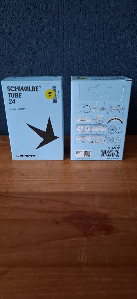 schwalbe binnenbanden 24", Vélos & Vélomoteurs, Neuf, Caoutchouc, Enlèvement, Pneu