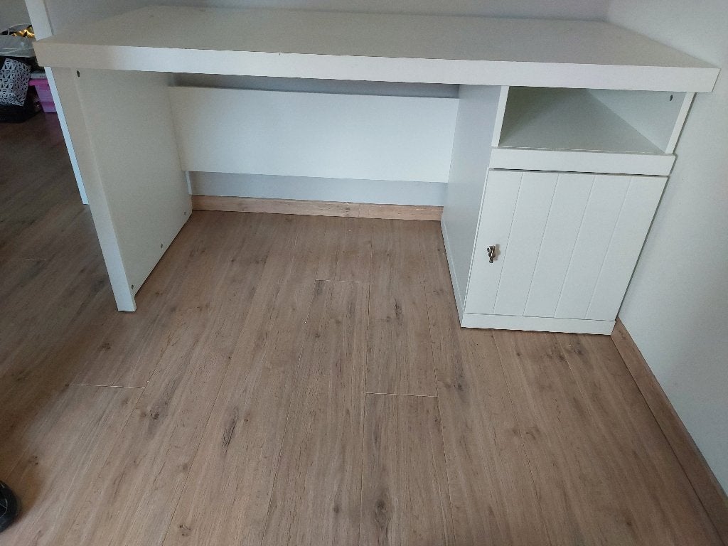 bureautafel, Autres marques, Comme neuf, Bureau-armoire combiné, Bois