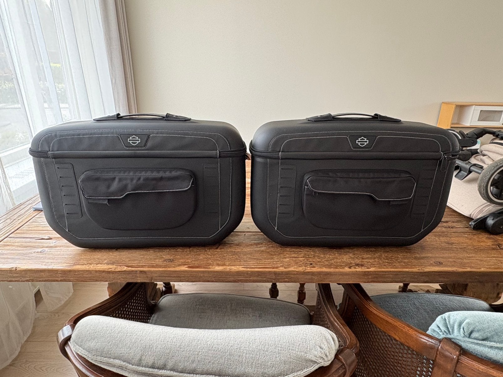 Harley Defender Quick Release Saddlebags Koffers Tassen, Motoren, Ophalen