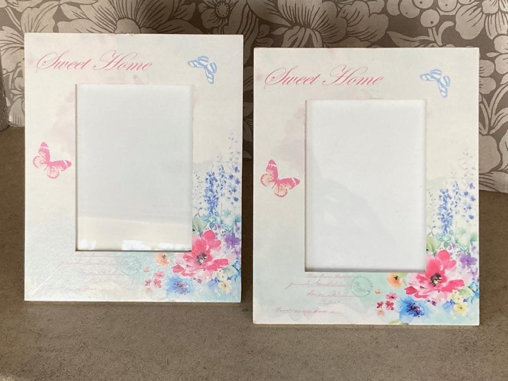 2 mooie fotokaders "sweet home". Zeer goede staat, Ophalen of Verzenden, Zo goed als nieuw