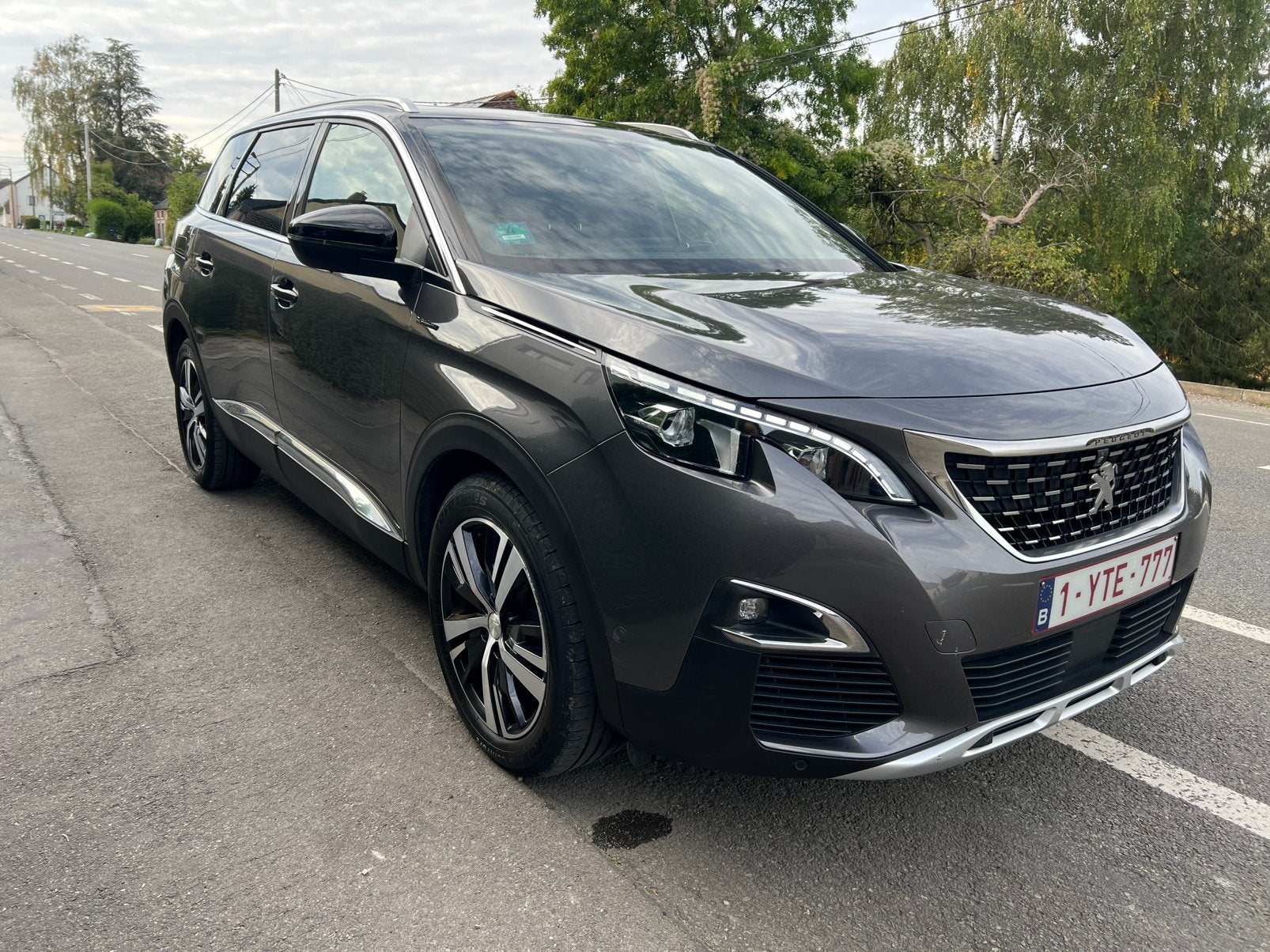Peugeot 5008 1.5 blue hdi GT Line 7places automatique full, Autos, Cuir, Achat, Euro 6, Noir