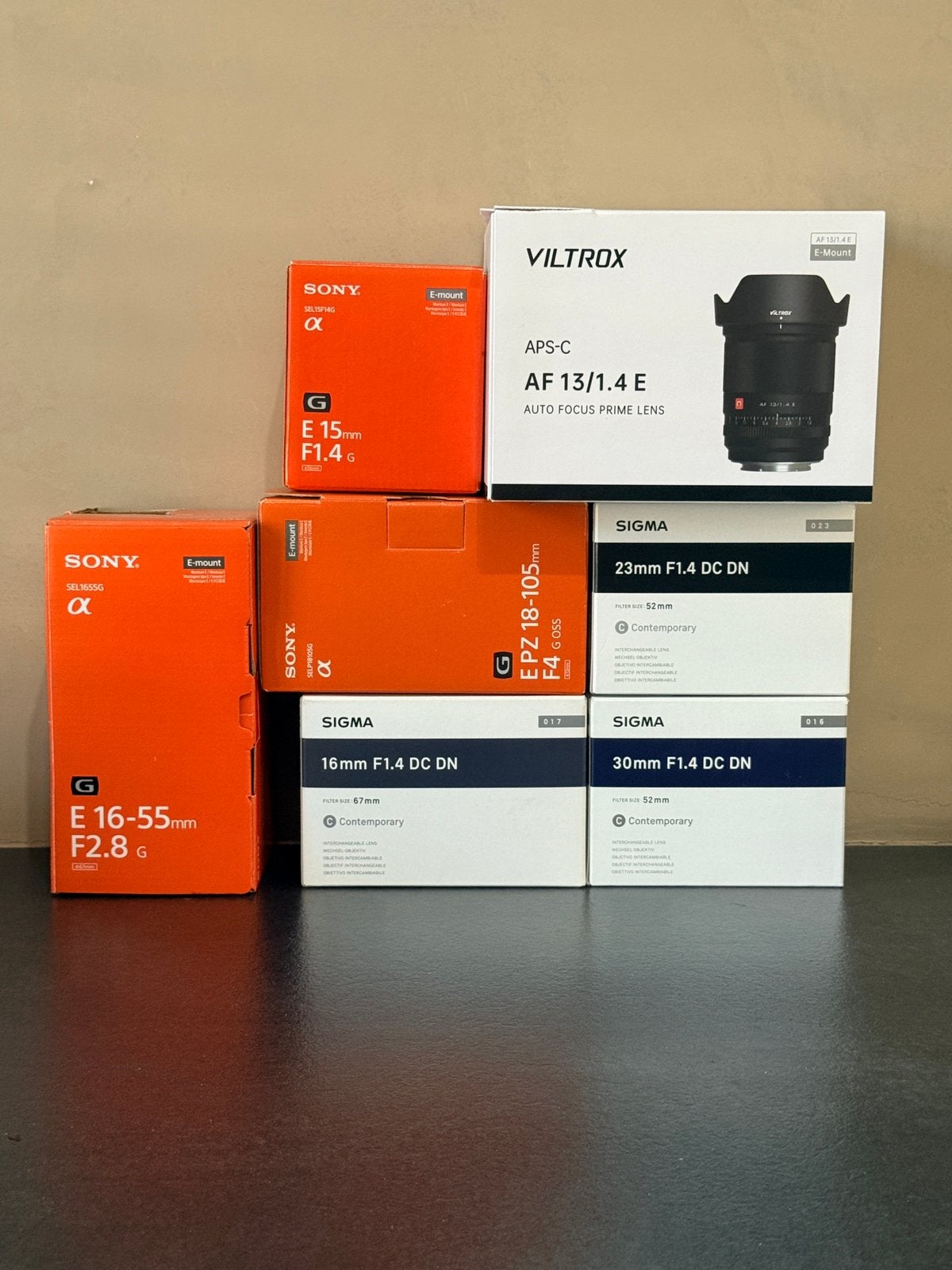 Veel sony E-mount lenzen GM, G, Macro, Sigma, Viltrox, Enlèvement ou Envoi, Sigma, Bouchons d'objectif