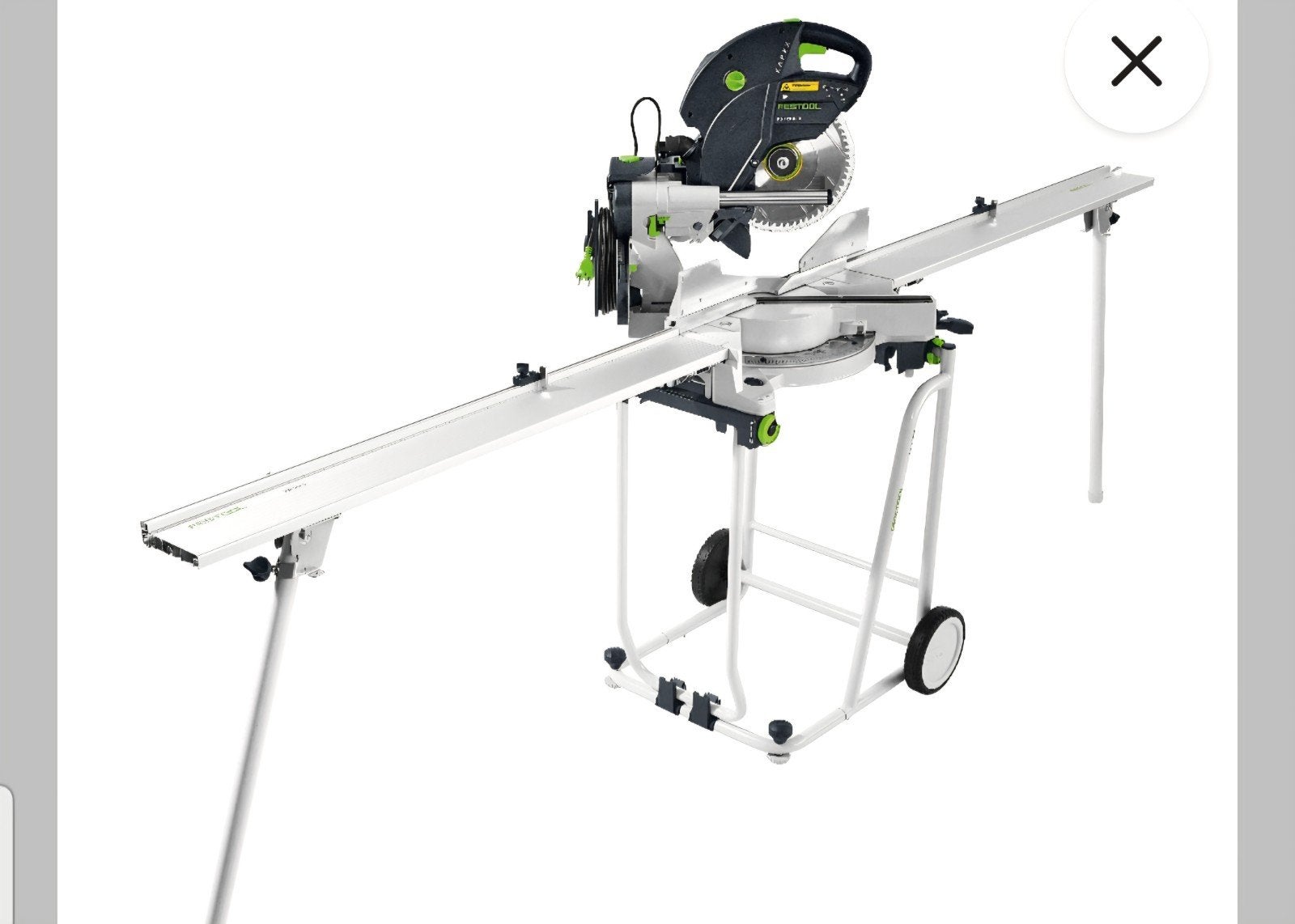 Festool kapex ks120reb-ug-set afkortzaag, Ophalen, Zo goed als nieuw