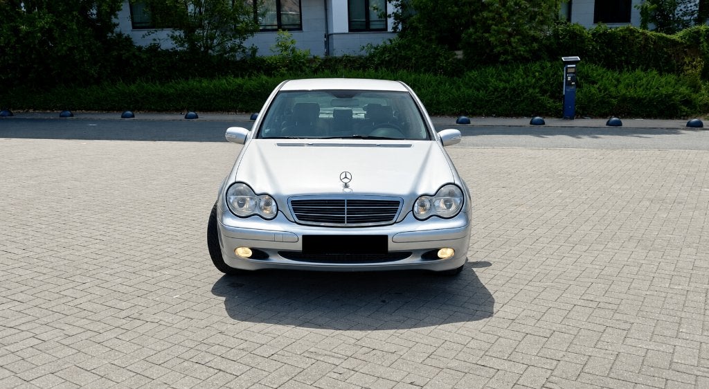 @ Mercedes C180 K 2003 183 Km Airco Euro 4 CT OK + F ROSE @, Zwart, 4 cilinders, 1796 cc, 190 g/km