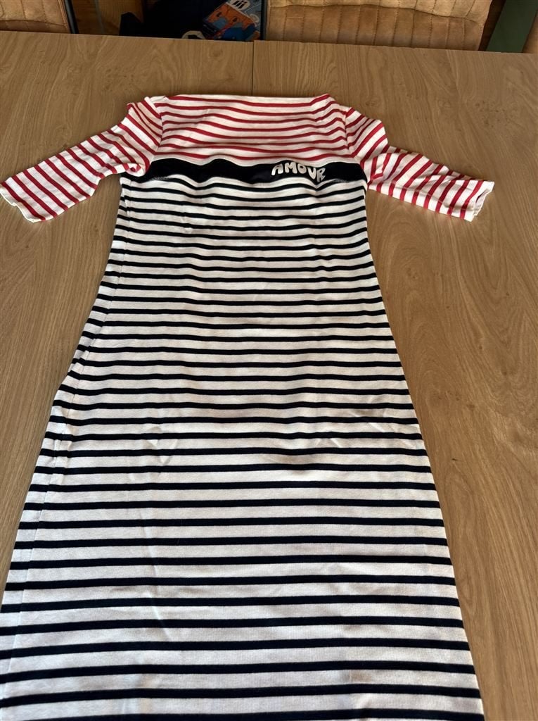 Marc Cain Sports Gebreide Breton Streep Jurk - N3 / UK 12, Ophalen of Verzenden, Zo goed als nieuw
