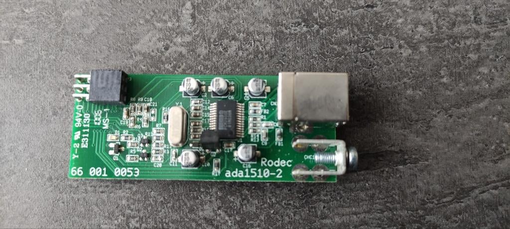 Rodec Module E/S USB MX00  940010070, Musique & Instruments, Tables de mixage, Enlèvement ou Envoi