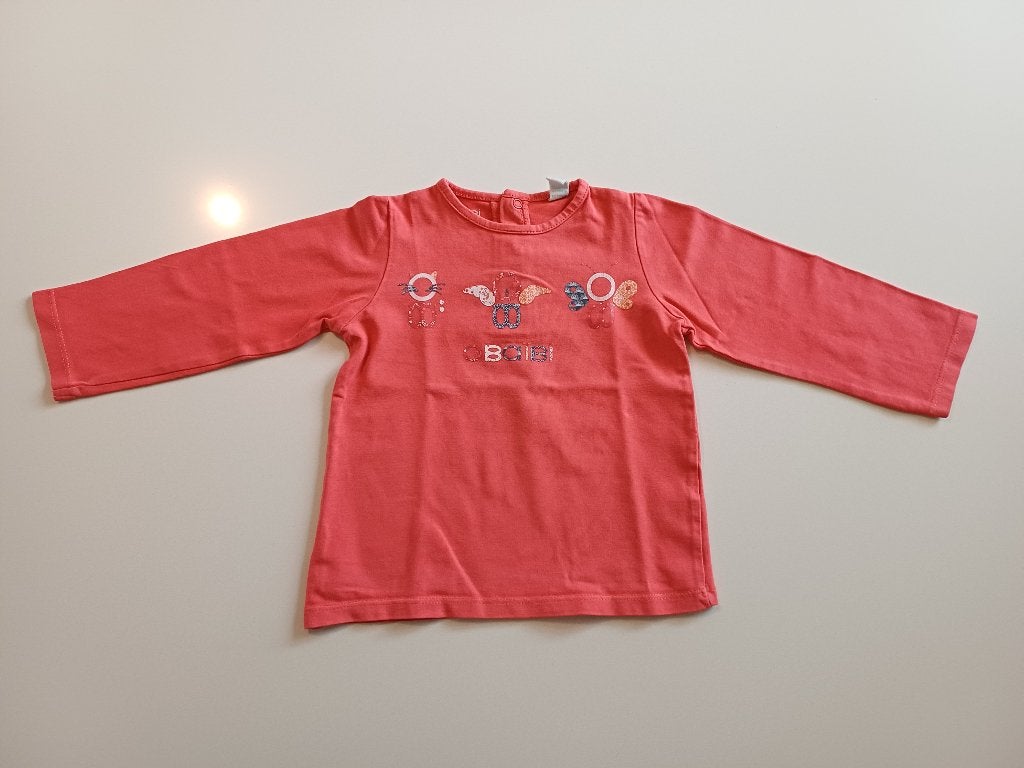 Rode longsleeve maat 62 Mexx, Kinderen en Baby's, Babykleding | Maat 62, Mexx, Gebruikt, Meisje, Ophalen of Verzenden
