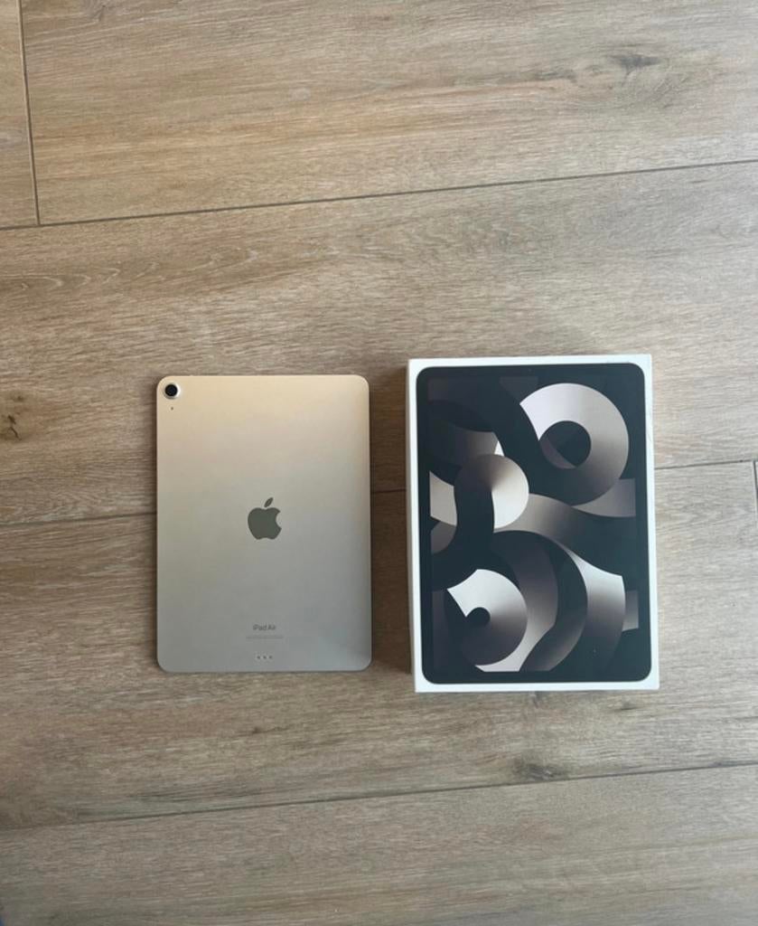 ipad air - wit - 64gb - aankoopdatum 2023, Informatique & Logiciels, Apple iPad Tablettes, 9 pouces, Apple iPad Air, Comme neuf