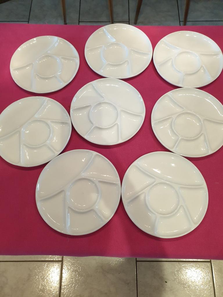 Assiette à fondue, Enlèvement, Neuf, Porcelaine, Assiettes(s)