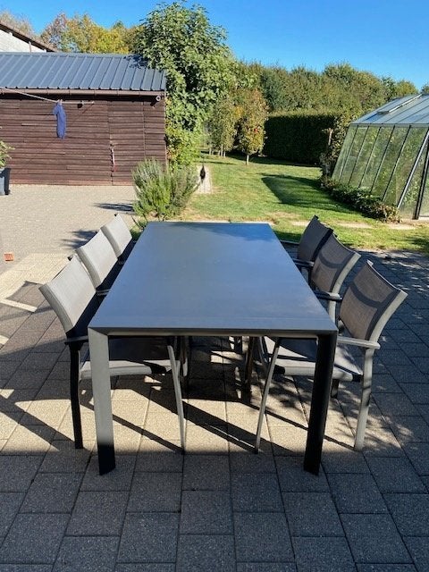 tuinset, Ophalen, Gebruikt, 6 zitplaatsen, Aluminium
