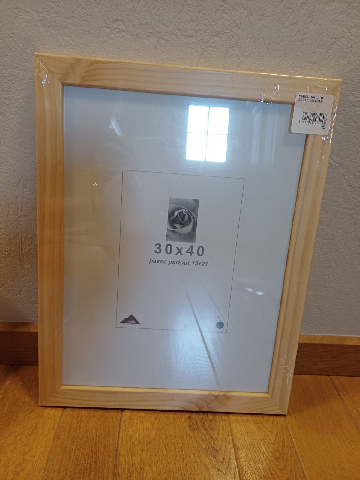 Cadre bois blanc, Enlèvement, Neuf, Bois, Blanc