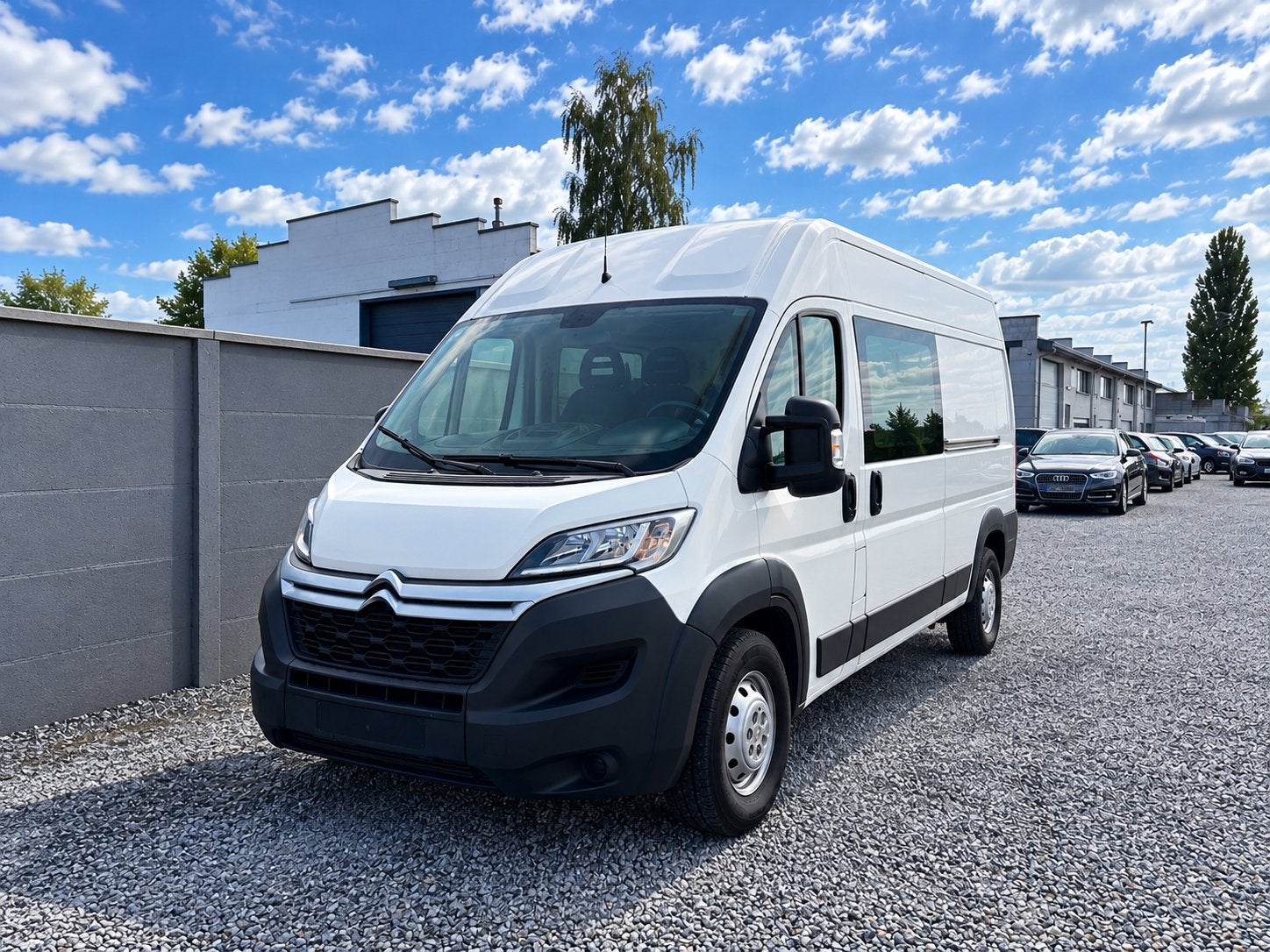 CITROËN JUMPER 2.0 HDI L3 H2 *DUBBEL CABINE 6 ZIT*2019*163PK, Auto's, 4 cilinders, 164 g/km, 3000 kg, Wit