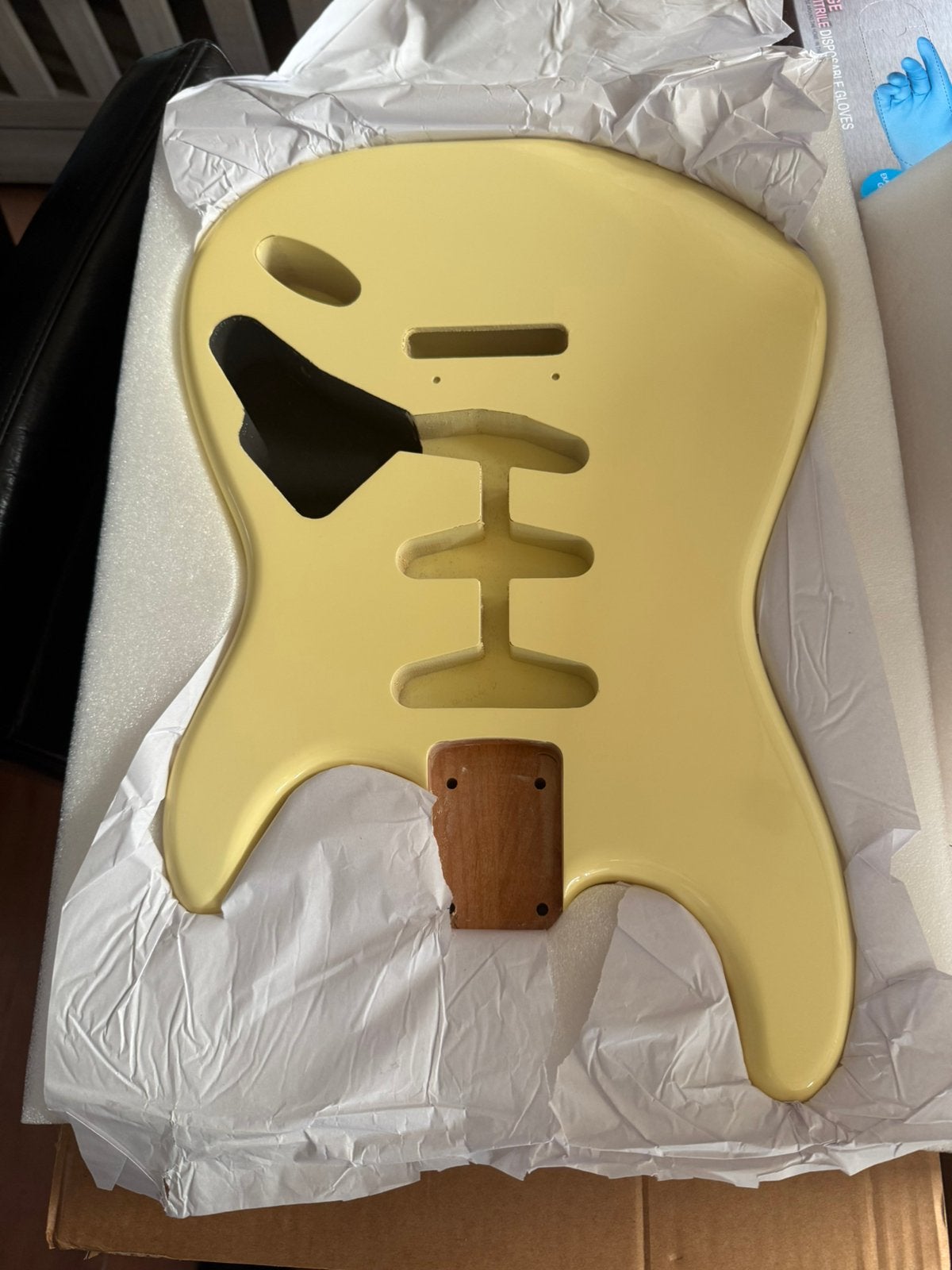 Stratocastwr vintage white nitro hoogglans 2 delig, Muziek en Instrumenten, Ophalen of Verzenden, Nieuw, Elektrische gitaar