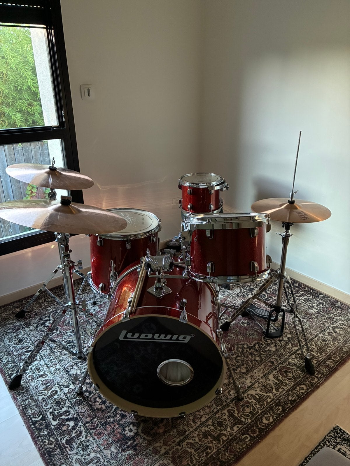 Drumstel Ludwig, Musique & Instruments, Enlèvement, Comme neuf, Ludwig
