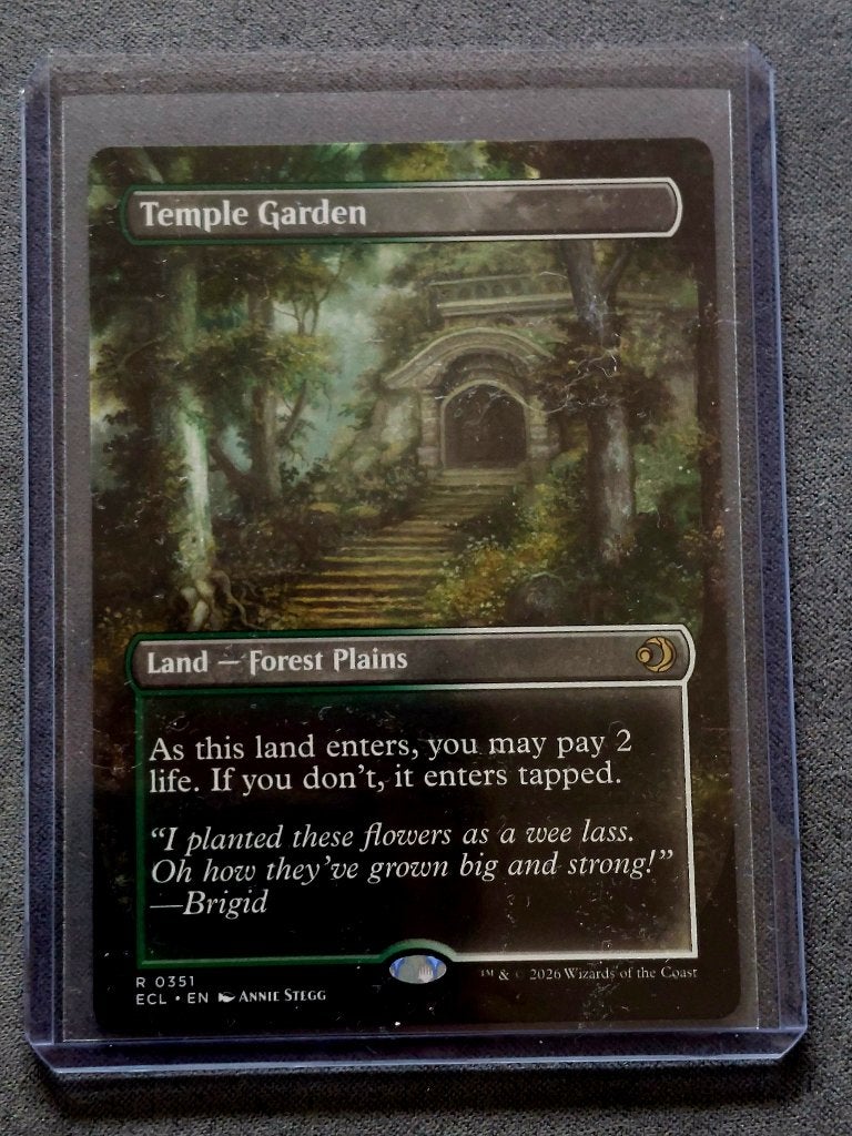 Magic The Gathering (MTG) Lorwyn Eclipsed Temple Garden, Hobby en Vrije tijd, Verzamelkaartspellen | Magic the Gathering, Ophalen of Verzenden