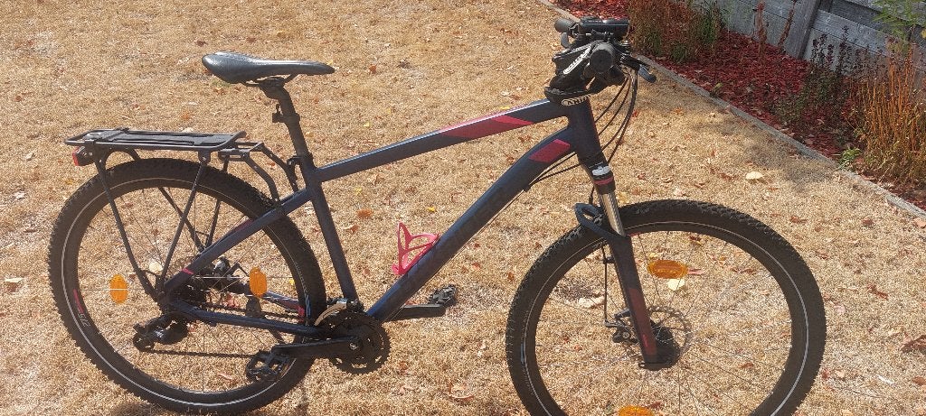 Mountainbike Rockrider ST520, Ophalen, Zo goed als nieuw, Schijfrem, Overige merken