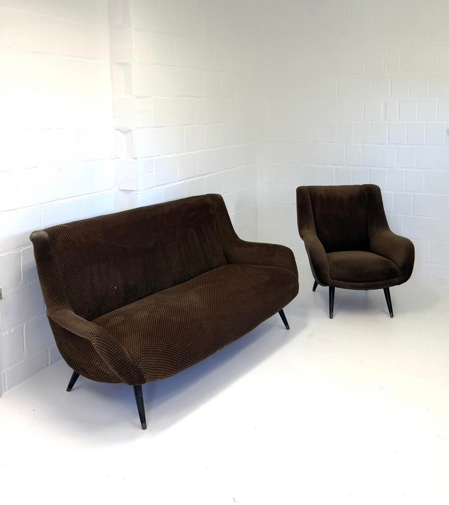 Ensemble de canapé vintage, Vintage, 150 à 200 cm, Enlèvement, Utilisé