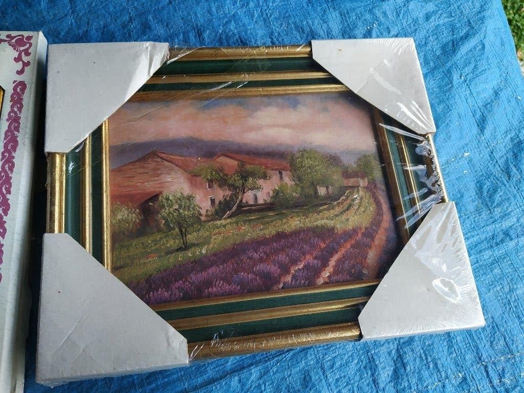 nieuw mooi schilderij in kader op doek, Enlèvement ou Envoi, Neuf, Tableau