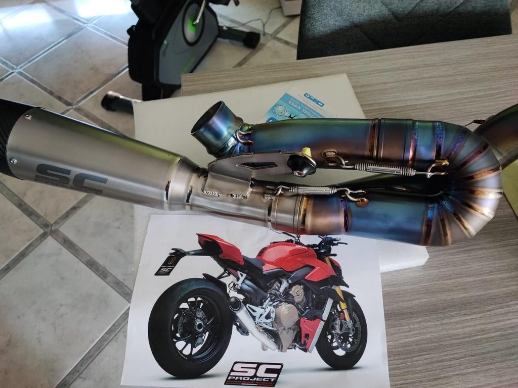 Ducati Streetfighter V4/S SC Project Titanium, Motoren, Ophalen of Verzenden