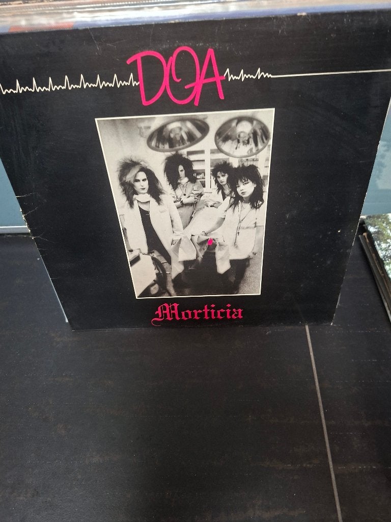 lp - morticia - d.o.a. - vak 10, Cd's en Dvd's, LP, Hardrock, Ophalen of Verzenden, Zo goed als nieuw